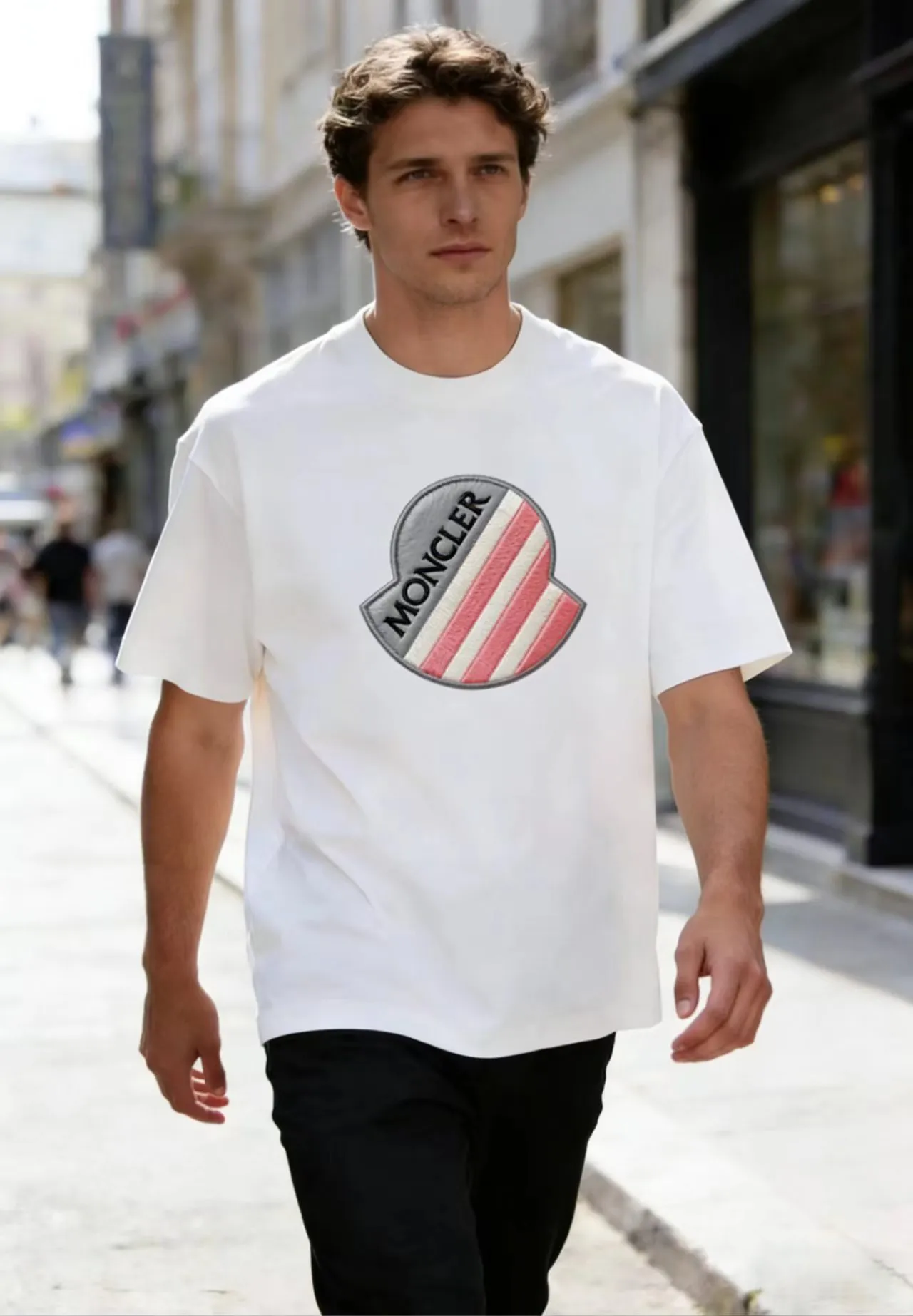 P80💰《Moncler~ 》 2026New Arrival Quality T ， , Versatile Quality ！ ‼ 32 250G ‼ ， ， ， ， T 🤪 Sizes：S-M-L-XL-2XL ：Black，White， Same Style